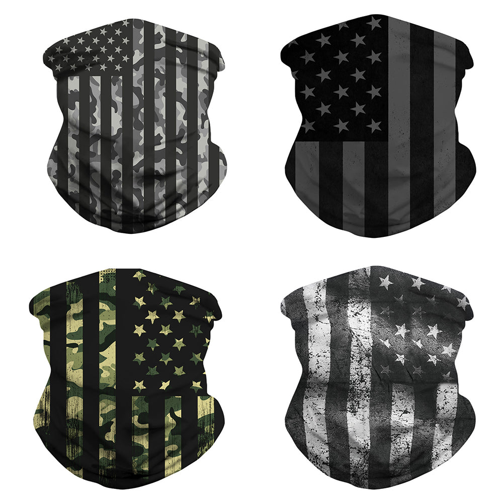 CTHOPER American Flag Gaiter/Cooling Neck Gaiter/Tube Headwear Bandana Running Cycling Motorcycle Face Mask - CTHOPER
