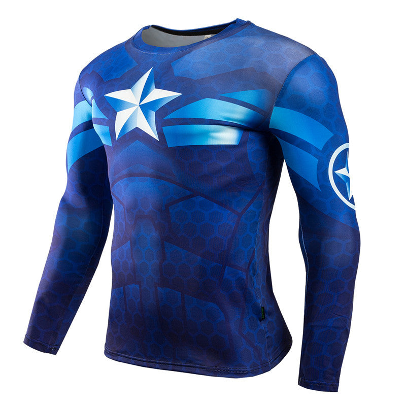 Men's Cosplay 3D Printed Long Sleeve T Shirts - CTHOPER