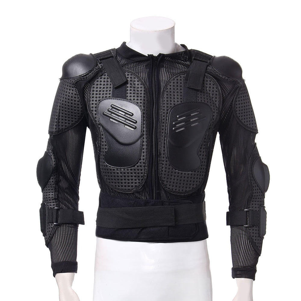 New Full Body Motorcycle Armor Motorcycle Protective Armor Motorcycle Riding Jacket Spine Shoulder Chest Protection Size S-3XL