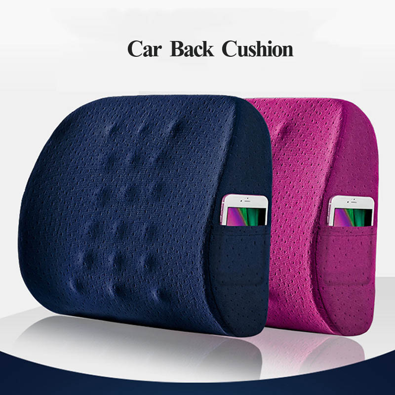 Travel Car Back Cushion Coccyx Orthopedic Memory Foam Massage Seat Cushion Chair Back Pad Office Nap Therapy Callipygian Cushion