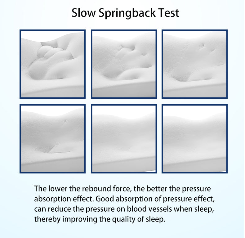 Memory Foam Bedding Pillow Neck protection Slow Rebound Memory Foam Butterfly Shaped Pillow Health Cervical Neck size in 50*30CM