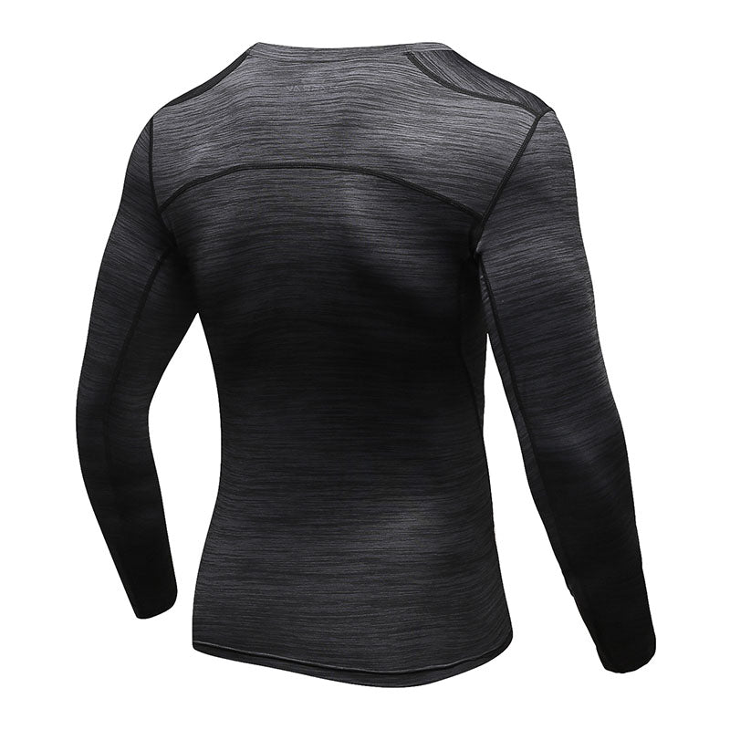 Men's Long Sleeve Fitting Exercise T Shirts - CTHOPER