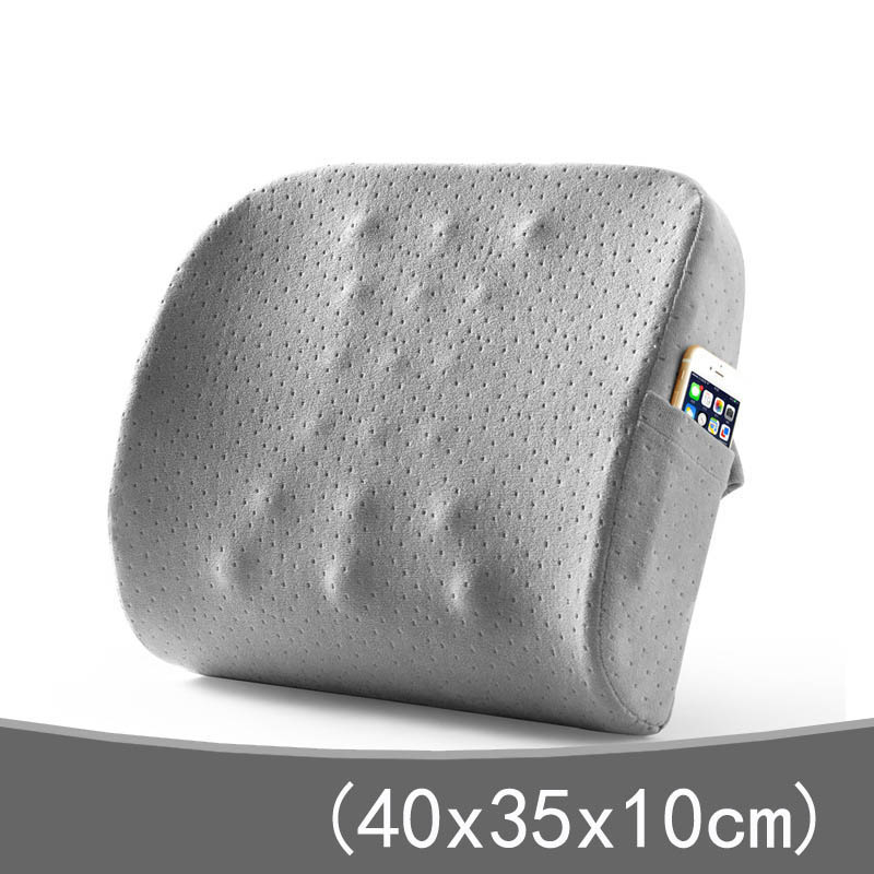 Travel Car Back Cushion Coccyx Orthopedic Memory Foam Massage Seat Cushion Chair Back Pad Office Nap Therapy Callipygian Cushion