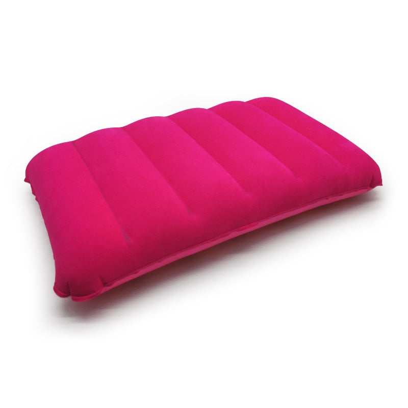 Folding Pillow Outdoor Travel Sleep Pillow Inflatable Portable Rest Pillow Multicolor