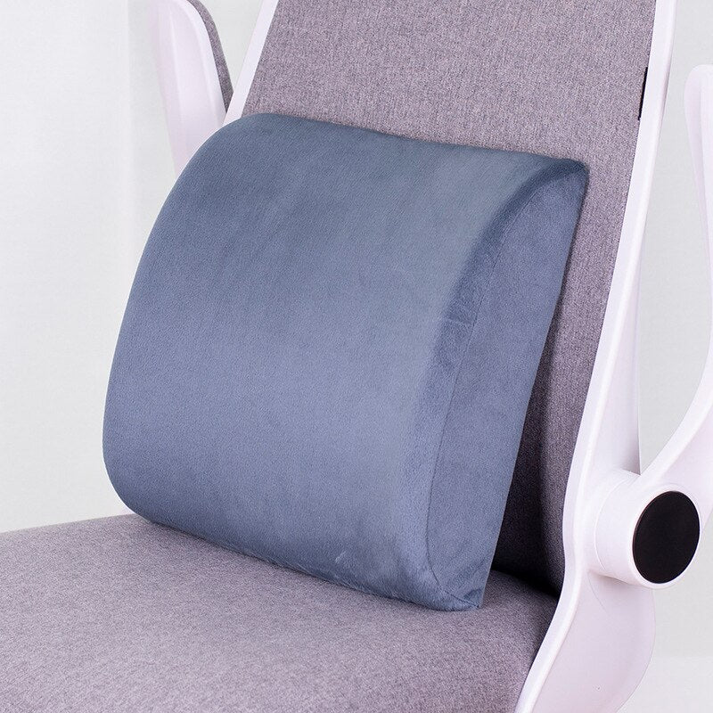 Travel Car Back Cushion Coccyx Orthopedic Memory Foam Massage Seat Cushion Chair Back Pad Office Nap Therapy Callipygian Cushion