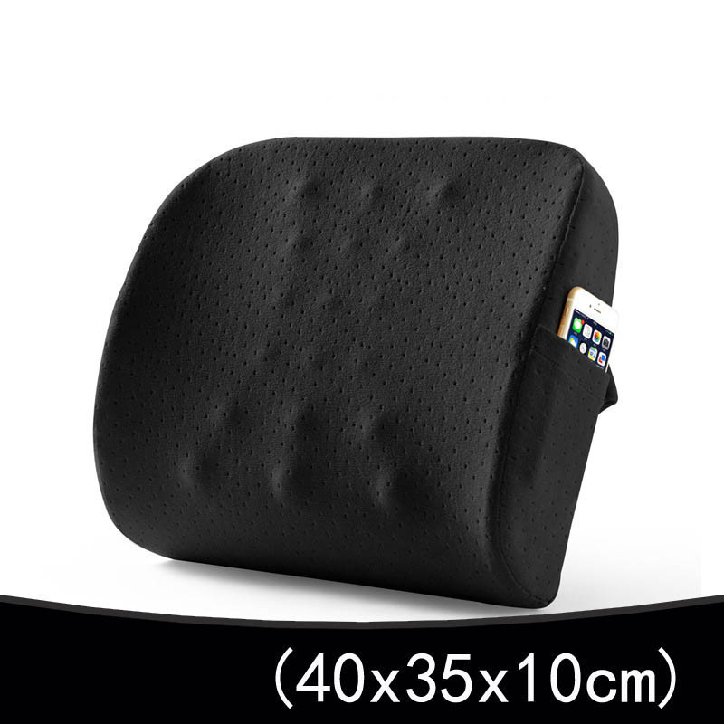 Travel Car Back Cushion Coccyx Orthopedic Memory Foam Massage Seat Cushion Chair Back Pad Office Nap Therapy Callipygian Cushion