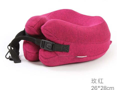 Memory Foam Travel Neck Pillow Head Chin Support Cushion for Sleeping on Airplane Car Office Pillows Travel Headrest Cushion
