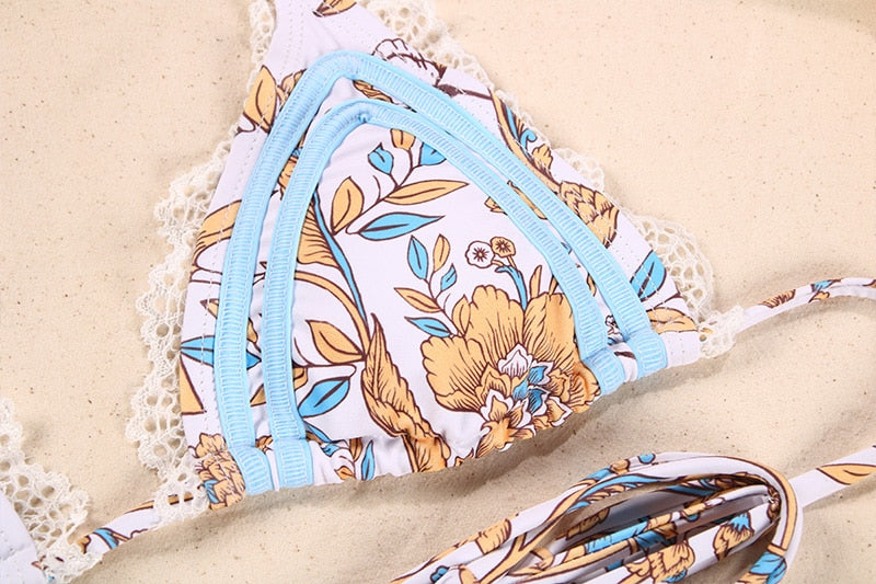 Sexy Swimwear Women 2021 Bikini String Swimming Suit For Women Bathing Suit Micro Folds Hight Cut Monokini One Piece Suit