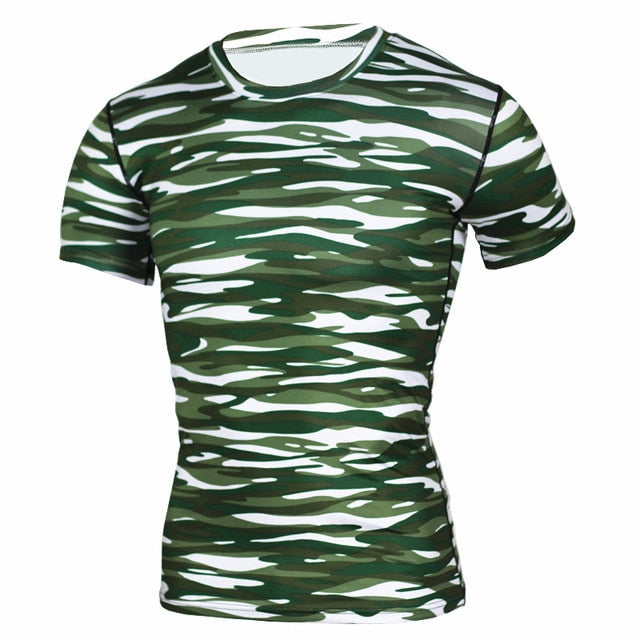 Men's Quick-drying Fitness Short Sleeve T-shirt - CTHOPER