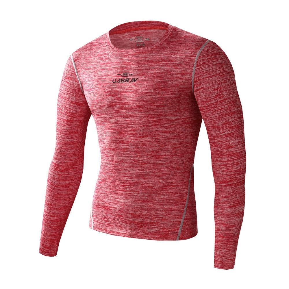 Men's Pro Running Long Sleeve Compression T-Shirts - CTHOPER