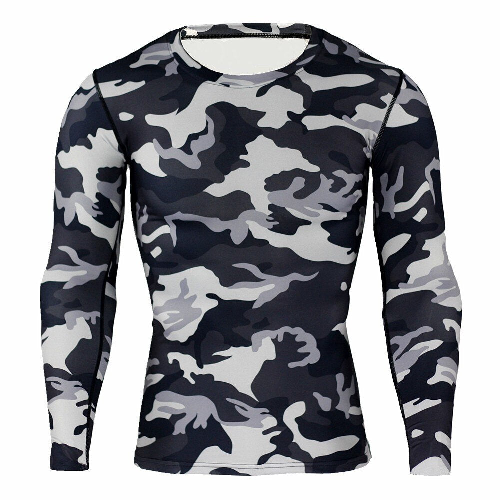 Men's Quick-drying Fitness Long Sleeve T-shirt - CTHOPER