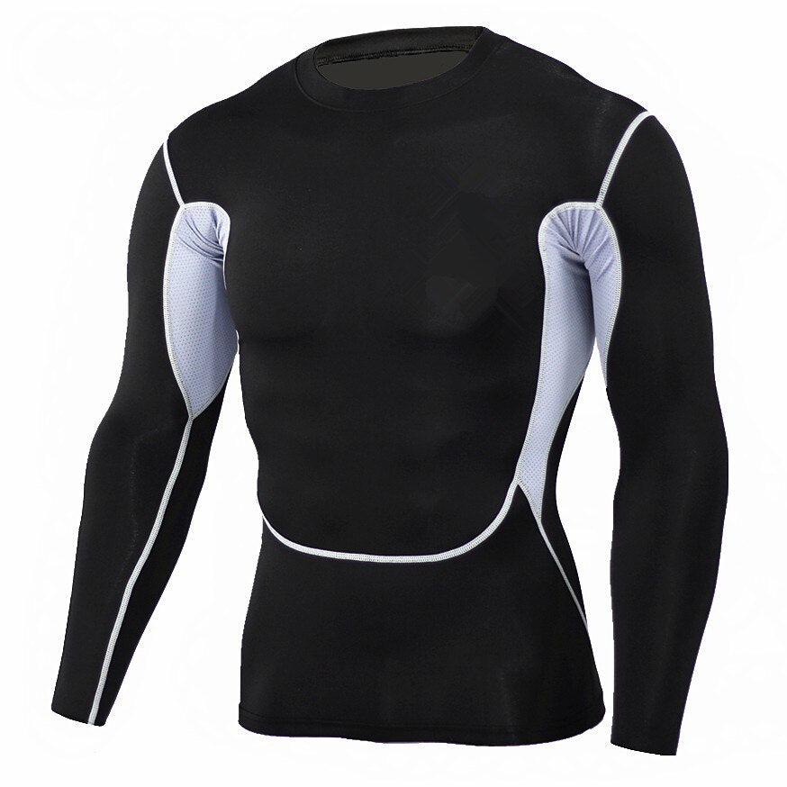 Men's Quick-drying Fitness Long Sleeve T-shirt - CTHOPER