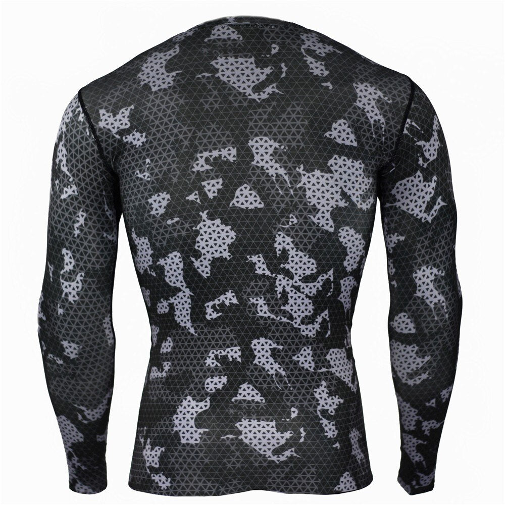 Men's Quick-drying Fitness Long Sleeve T-shirt - CTHOPER