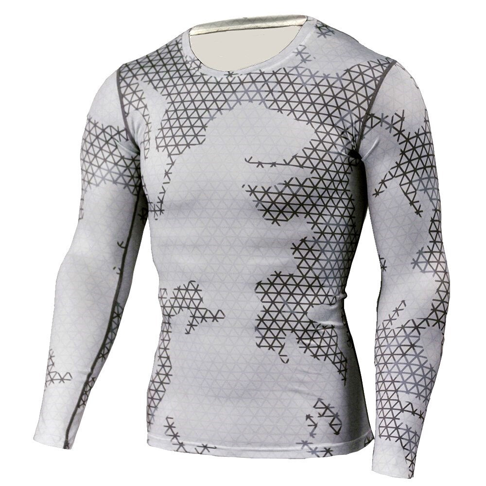 Men's Quick-drying Fitness Long Sleeve T-shirt - CTHOPER