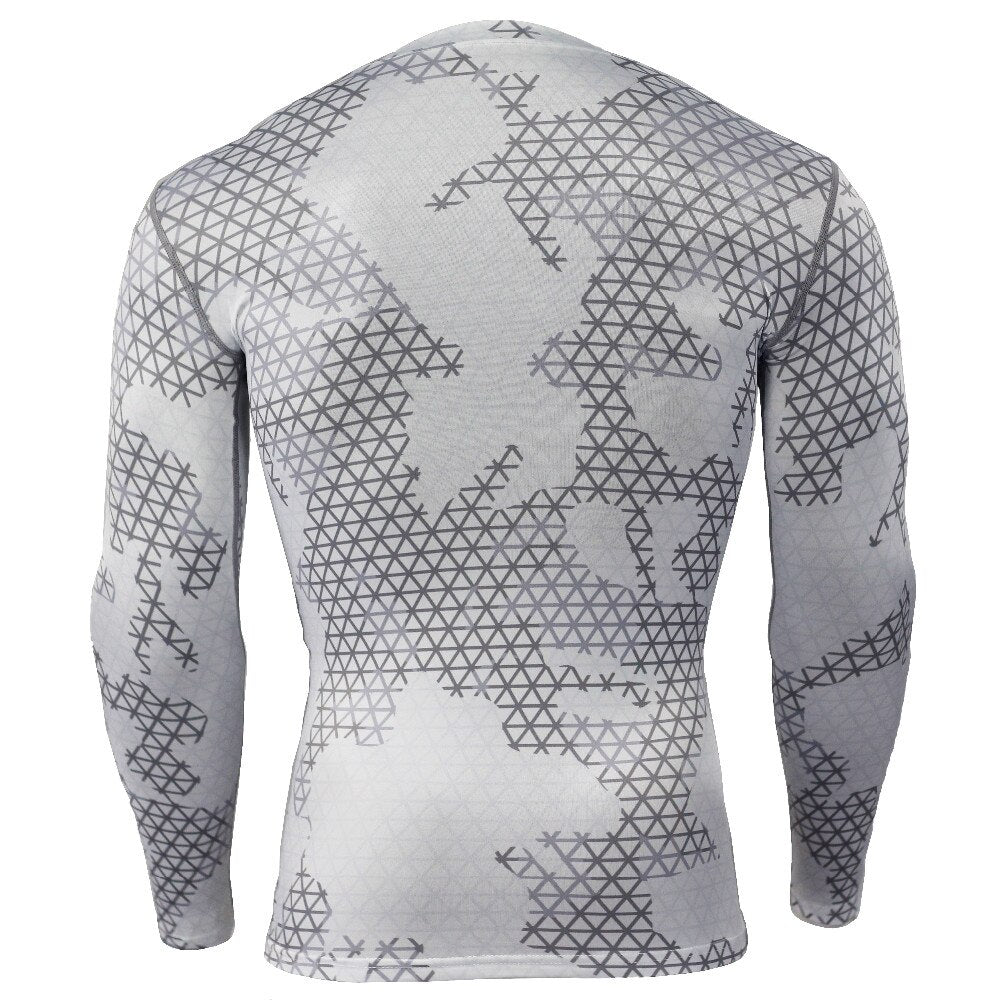 Men's Quick-drying Fitness Long Sleeve T-shirt - CTHOPER