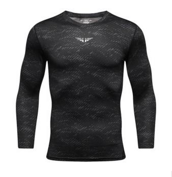 Men's Long Sleeve Fitting Exercise T Shirts - CTHOPER