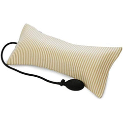 CTHOPER Inflatable Pillow Cushions, Height Adjustable Neck Cervical Head Support, Soft Portable Pillow with Pump for Car, Home, Office, Travel, Camping, Pillow Case Removable