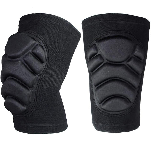 CTHOPER Knee Pads Thick Sponge Knee Sleeve for Skating Skateboard Snowboarding Football Volleyball Wrestling Cycling Basketball - CTHOPER