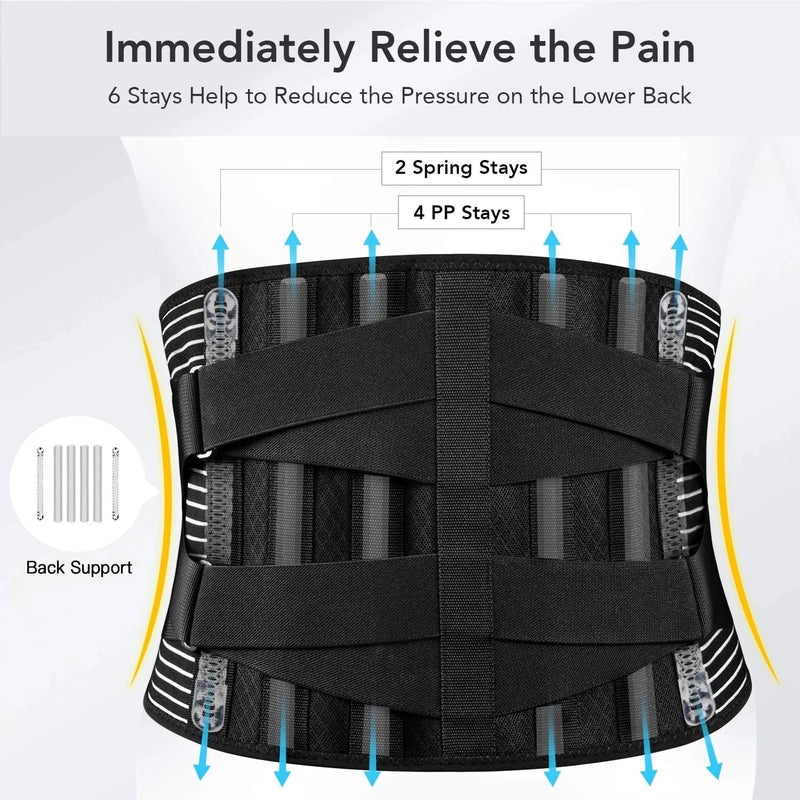 CTHOPER Back Lumbar Support Belt Medical Waist Orthopedic Brace Posture Men Women Corset Spine Decompression Waist Trainer Pain Relief