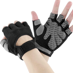 CTHOPER Weight Lifting Gloves for Men Women Gym Gloves with Anti Slip Palm Protection Breathable Gloves for Workout Training