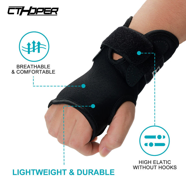 CTHOPER Wrist Guards Hand Protector for Snowboarding, Skiing, Skateboarding, Rollerblade, Adults/Kids/Youth Sports Wrist Brace