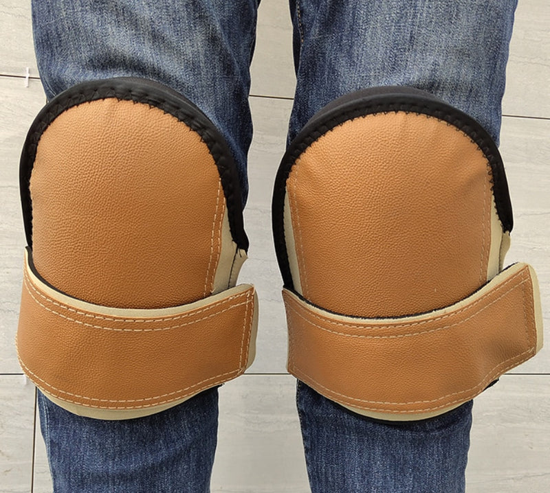 SuperSoft Leatherhead Safety Kneepads for Working Knee Protector Garden Mason, Large Size, in Pairs