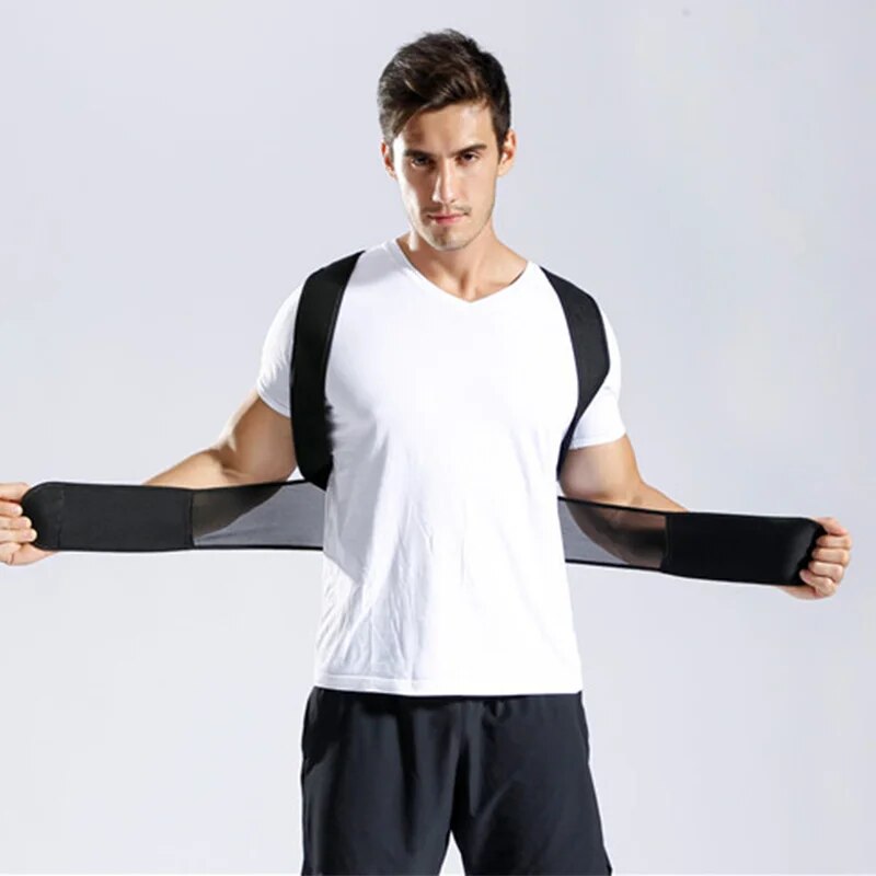 ERUMEI Shoulder Support Adjustable Back Pain Support Posture Corrector Brace Belt Medical Clavicle Corset Spine Lumbar Orthopedic Brace