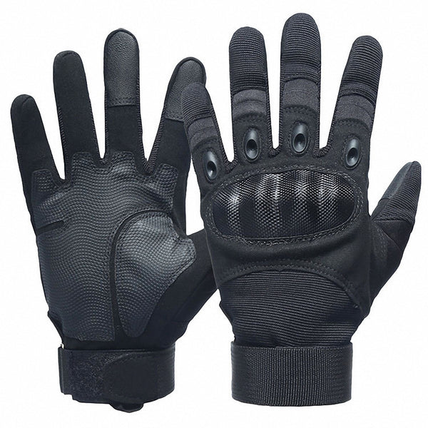 CTHOPER Men & Women Touch Screen Motorcycle Full Finger Knuckle Gloves