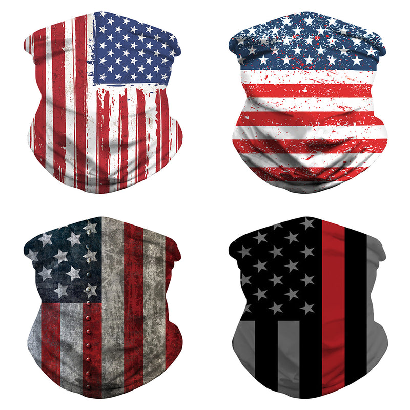 CTHOPER American Flag Gaiter/Cooling Neck Gaiter/Tube Headwear Bandana Running Cycling Motorcycle Face Mask - CTHOPER