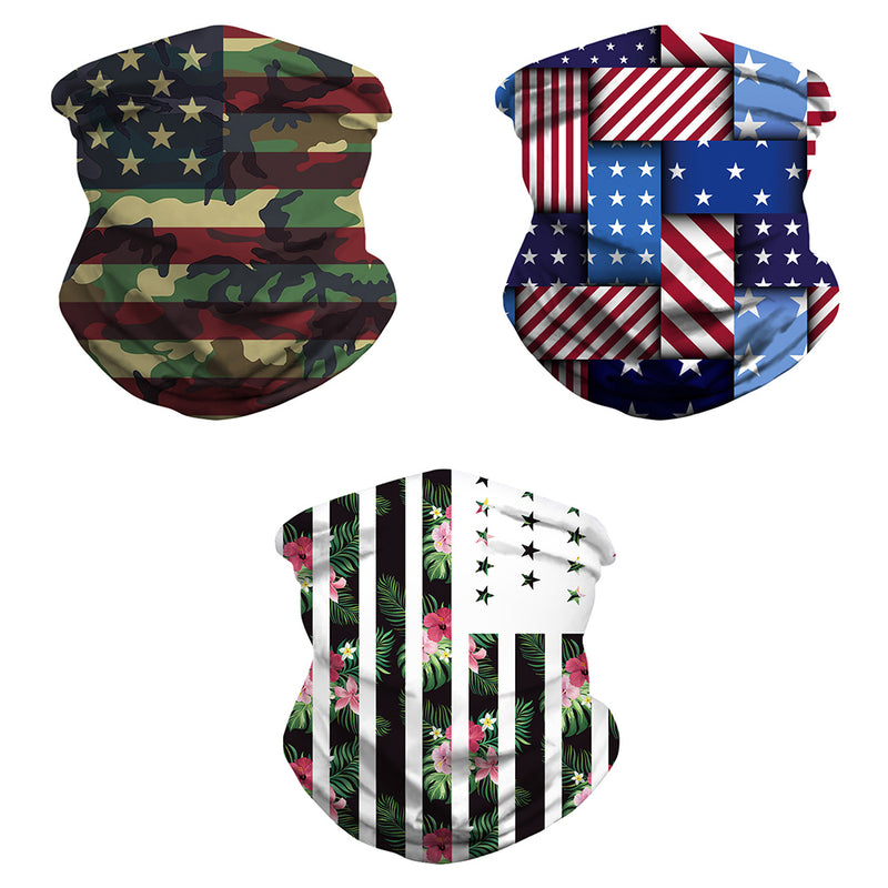 CTHOPER American Flag Gaiter/Cooling Neck Gaiter/Tube Headwear Bandana Running Cycling Motorcycle Face Mask - CTHOPER