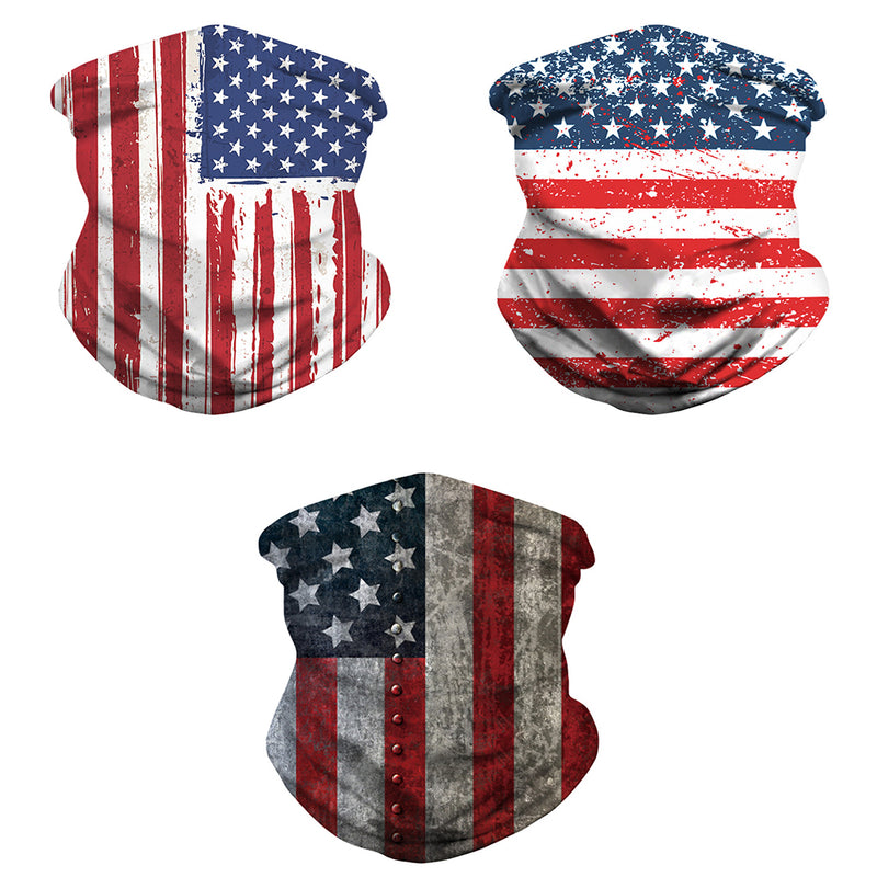 CTHOPER American Flag Gaiter/Cooling Neck Gaiter/Tube Headwear Bandana Running Cycling Motorcycle Face Mask - CTHOPER