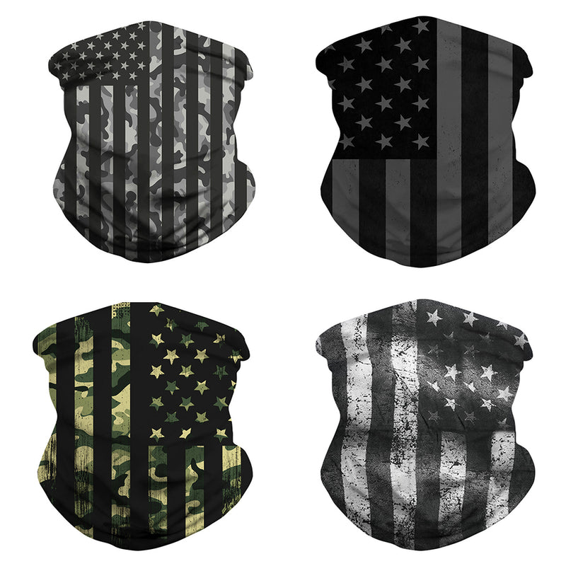 CTHOPER American Flag Gaiter/Cooling Neck Gaiter/Tube Headwear Bandana Running Cycling Motorcycle Face Mask - CTHOPER