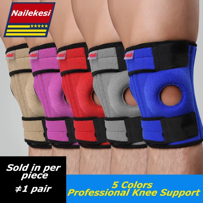 ERUMEI Elastic Knee Support Brace Kneepad Adjustable Patella Volleyball 1PC