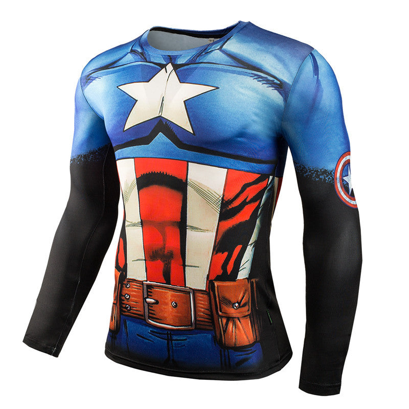 Men's Cosplay 3D Printed Long Sleeve T Shirts - CTHOPER