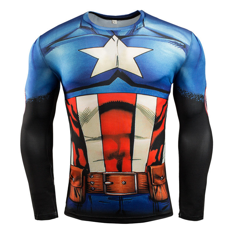 Men's Cosplay 3D Printed Long Sleeve T Shirts - CTHOPER