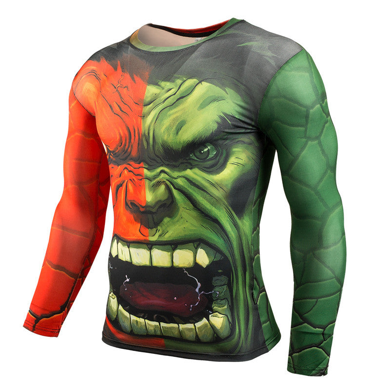 Men's Cosplay 3D Printed Long Sleeve T Shirts - CTHOPER