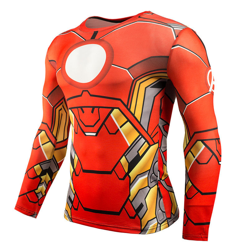 Men's 3D Printed Long Sleeve Plus Size T Shirts - CTHOPER