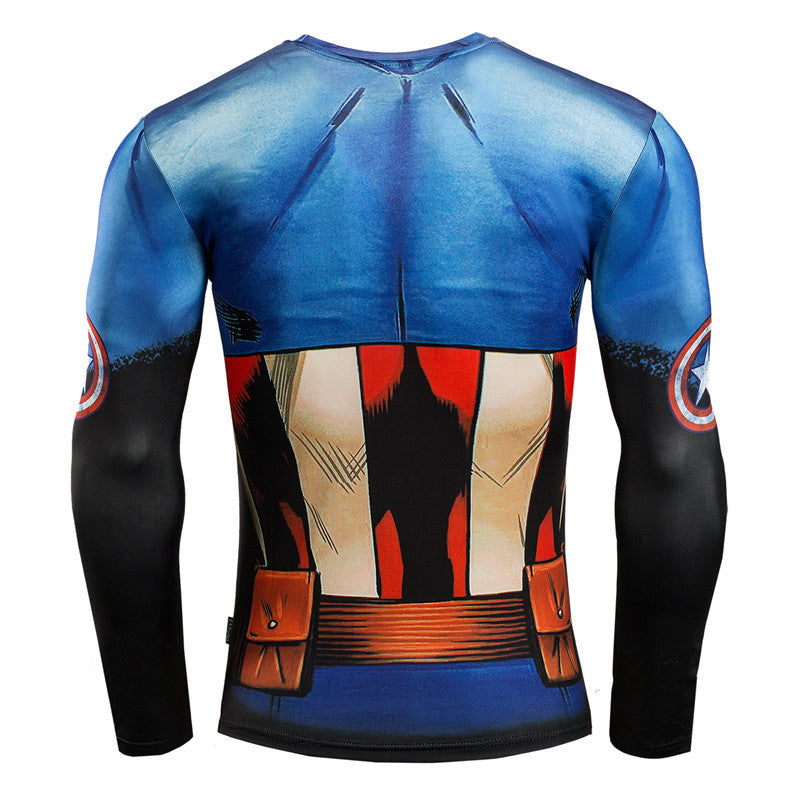 Men's Cosplay 3D Printed Long Sleeve T Shirts - CTHOPER