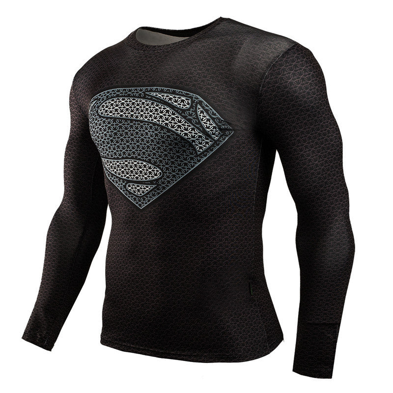 Men's 3D Printed Long Sleeve Plus Size T Shirts - CTHOPER