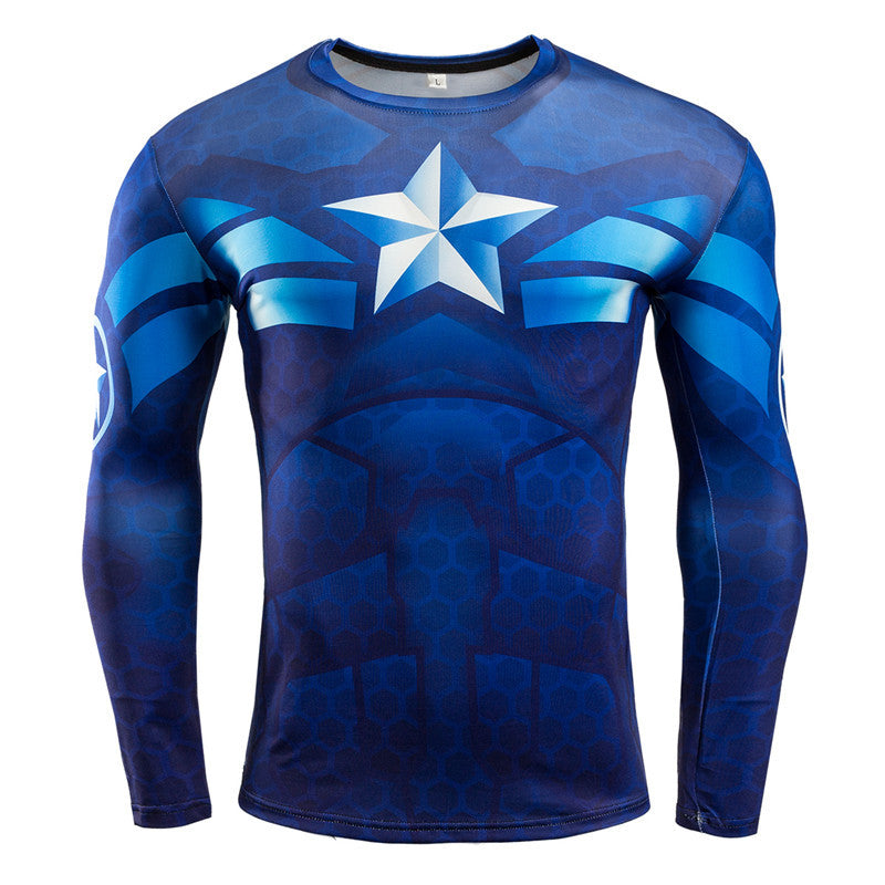 Men's Cosplay 3D Printed Long Sleeve T Shirts - CTHOPER