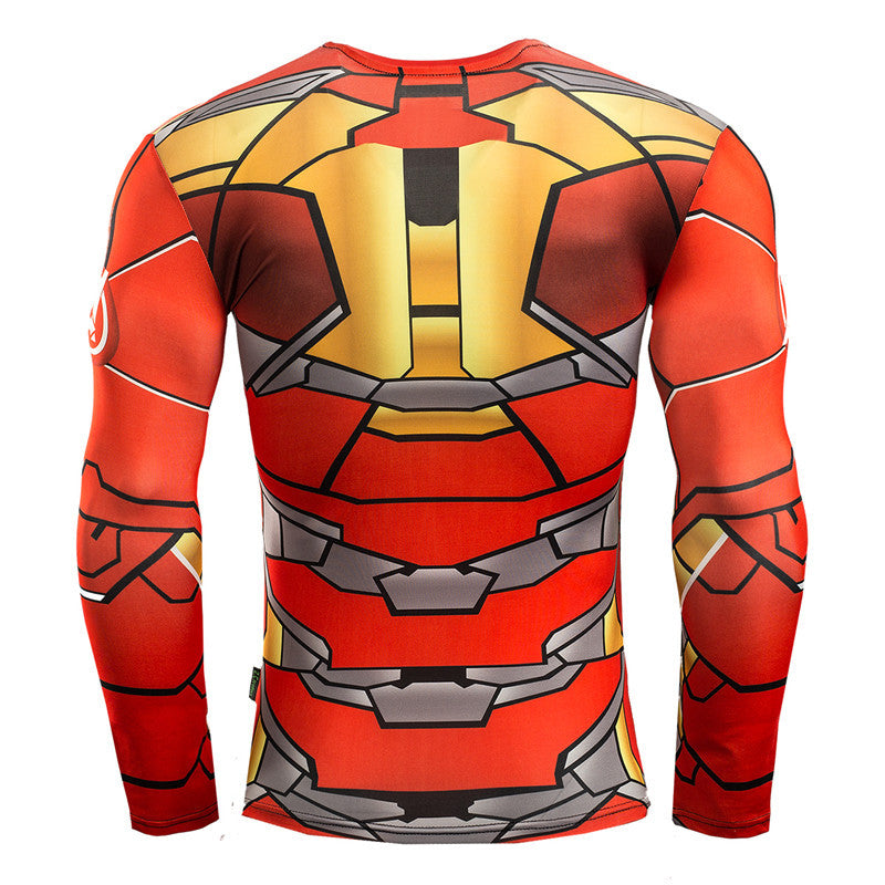 Men's 3D Printed Long Sleeve Plus Size T Shirts - CTHOPER