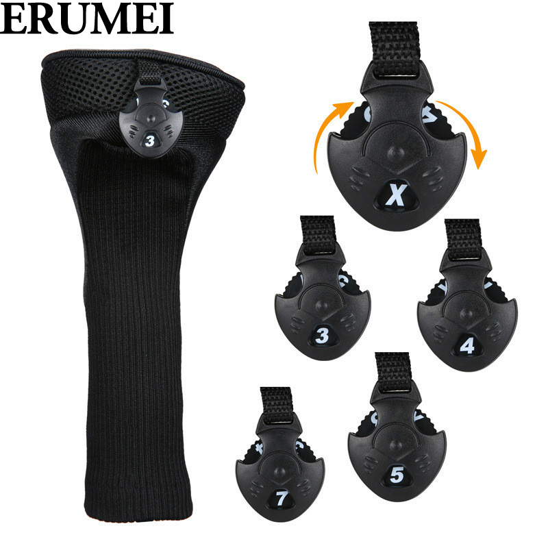 ERUMEI Golf club head cover protective cover simple and practical,1 3 5 UT Fairway Woods Headcovers for Golf Club