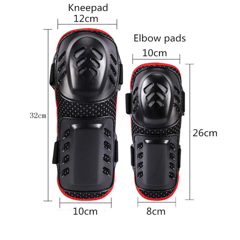 Motorcycle Knee & Elbows Pads  4PCS Protective Gear - CTHOPER