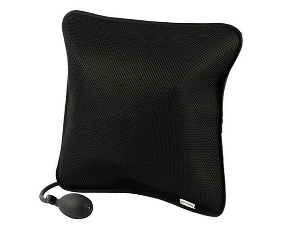 Lumbar Support Inflatable Cushion Backrest Portable Pillow with Pump for Car, Office Chair, Home, Travel, Camping - CTHOPER