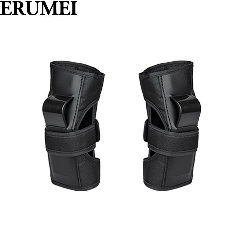 ERUMEI 6pcs Elbow Pads Wrist Pads Knee Pads for Outdoor Sports Protection Kit Inline Speed Skating Racing Bike Skateboard