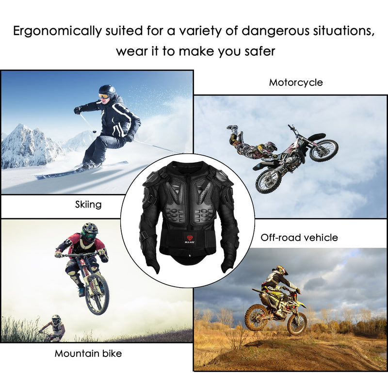 Motorcycle Riding Armor Jacket Body Protective Gear - CTHOPER