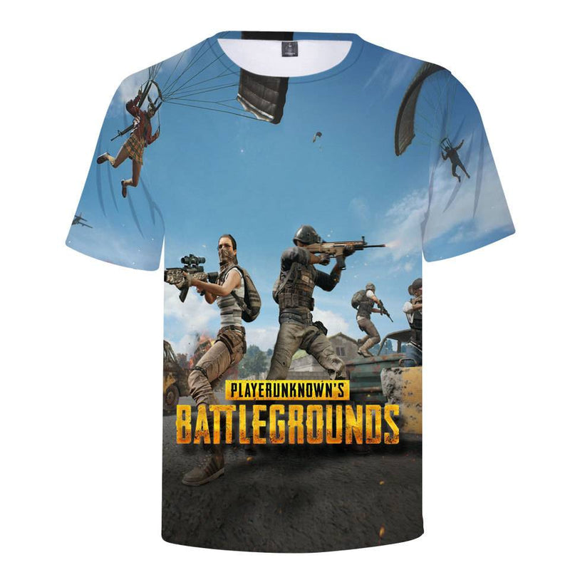 Men's Game PUBG 3D Short Sleeve T Shirts - CTHOPER