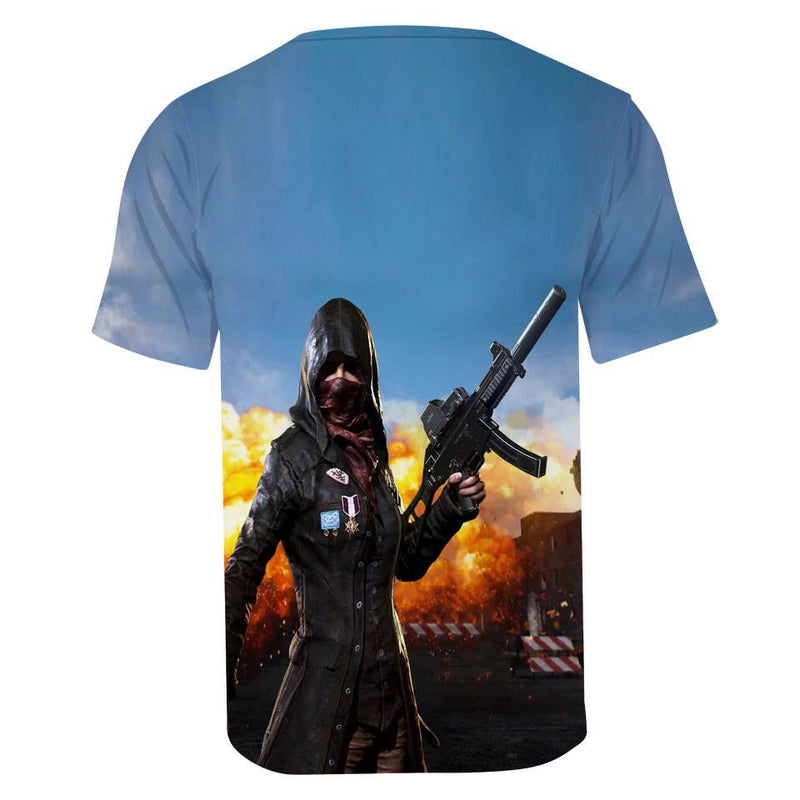 Men's Game PUBG 3D Short Sleeve T Shirts - CTHOPER