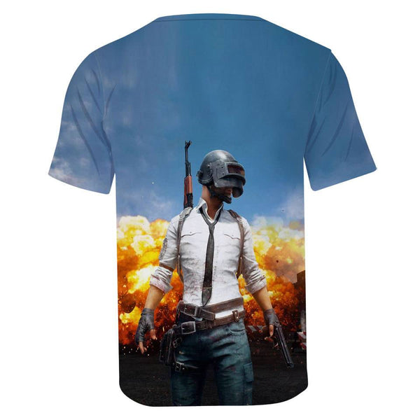 Men's Game PUBG 3D Short Sleeve T Shirts - CTHOPER