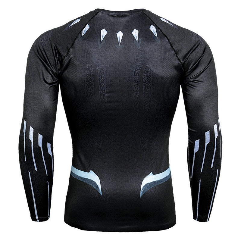 Men's 3D Printed Long Sleeve Plus Size T Shirts - CTHOPER